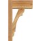 Ekena Millwork Olympic Block Rough Sawn Outlooker, Western Red Cedar, 6"W x 12"D x 20"H OUT06X12X20OLY05RWR - alternate 3